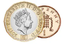 Coin Unique £1 - 1p