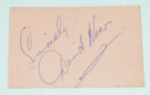 David Nixon - Peach Card