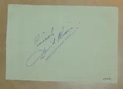 David Nixon - Green Autograph Book