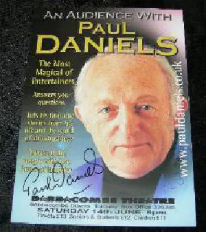 Paul Daniels & Debbie (Paul signature only)