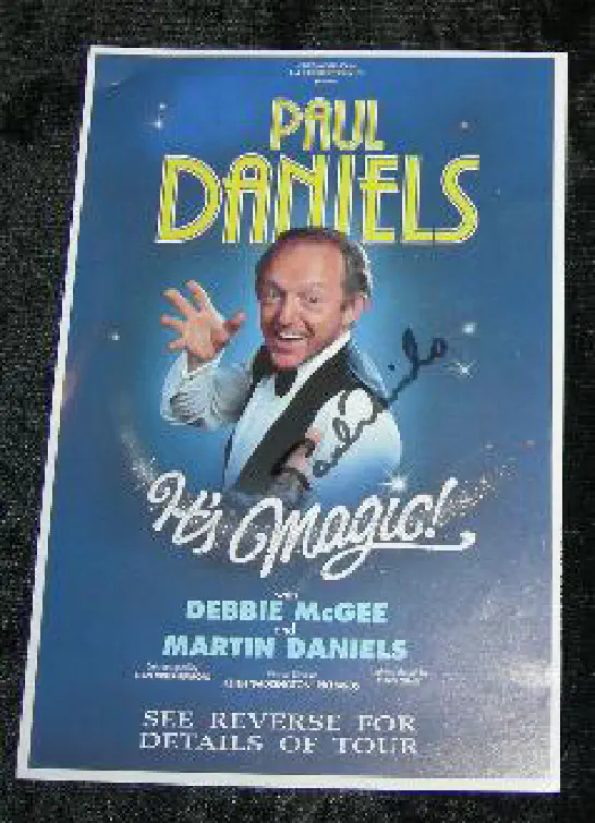 Paul Daniels - Flyer