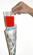 Comedy Glass in Paper Cone