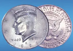 Flipper Coin Half Dollar