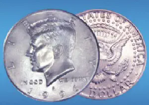 Flipper Coin Half Dollar