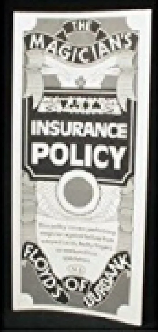 Floyd's of Burbank Magician's Insurance Policy