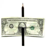 Pencil Through Banknote